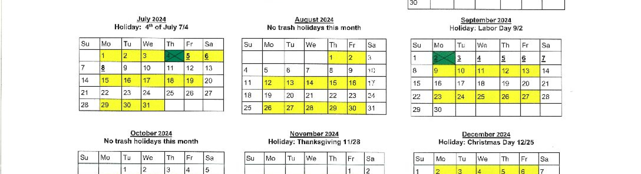 abcalendar20242025hidef Paine’s Inc. Recycling & Rubbish